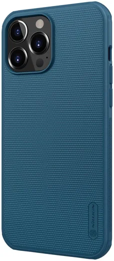 Nillkin Super Frosted Shield iPhone 13 Pro Hoesje Blauw afbeelding 2