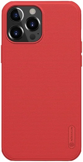 Nillkin Super Frosted Shield iPhone 13 Pro Hoesje Rood afbeelding 1