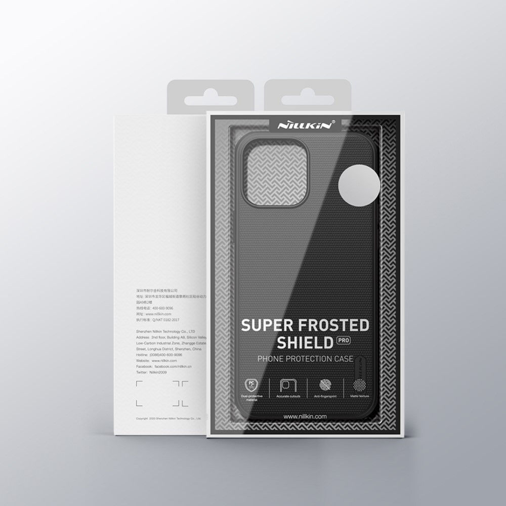 Nillkin Super Frosted Shield iPhone 13 Pro Hoesje Rood afbeelding 9
