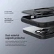 Nillkin Frosted Shield Pro Apple iPhone 13 Hoesje MagSafe Zwart afbeelding 8