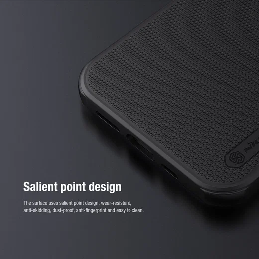 Nillkin Frosted Shield Pro Apple iPhone 13 Hoesje MagSafe Zwart afbeelding 12
