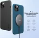 Nillkin Frosted Shield Pro Apple iPhone 13 Hoesje MagSafe Zwart afbeelding 6