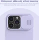 Nillkin iPhone 13 Pro Hoesje MagSafe Siliconen met Camera Slider Zwart afbeelding 8