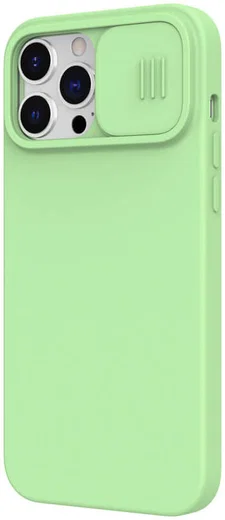 Nillkin iPhone 13 Pro Max Hoesje MagSafe Siliconen Camera Slider Groen afbeelding 13