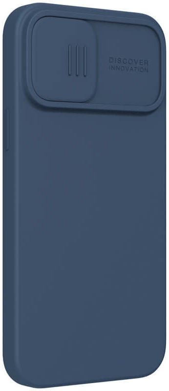 Nillkin Apple iPhone 13 Pro Max Hoesje Siliconen Camera Slider Blauw afbeelding 2