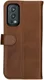 Rosso Deluxe OnePlus Nord 2 5G Hoesje Echt Leer Book Case Bruin afbeelding 2