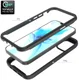 Apple iPhone 12 / 12 Pro Hoesje Volledig Schokbestendig Cover Zwart afbeelding 5