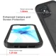 Apple iPhone 12 / 12 Pro Hoesje Volledig Schokbestendig Cover Zwart afbeelding 6