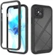 Apple iPhone 12 / 12 Pro Hoesje Volledig Schokbestendig Cover Zwart afbeelding 1