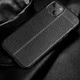 Apple iPhone 13 Hoesje TPU Back Cover met Kunstleer Textuur Blauw afbeelding 5