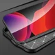 Apple iPhone 13 Pro Hoesje Litchi Skin Kunstleer Back Cover Blauw afbeelding 7