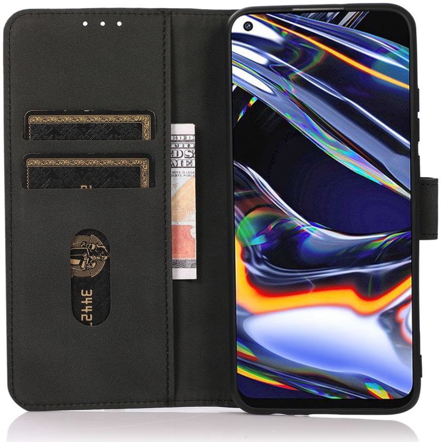 KHAZNEH Apple iPhone 13 Pro Max Hoesje Retro Wallet Book Case Zwart afbeelding 1