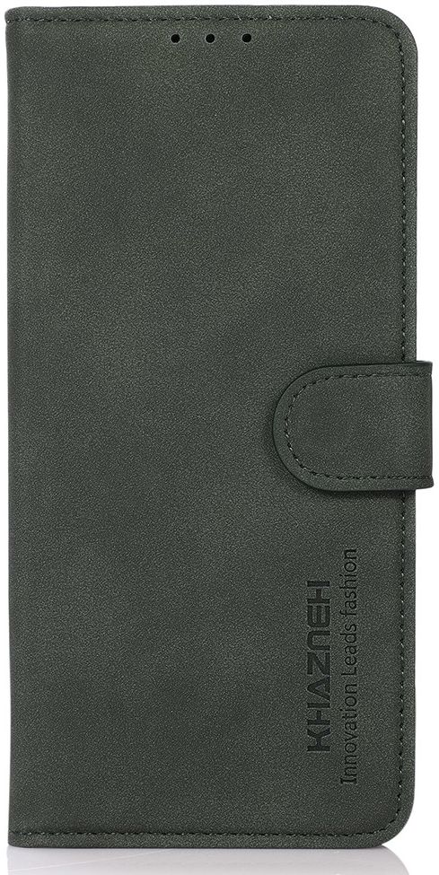 KHAZNEH Apple iPhone 13 Pro Max Hoesje Retro Wallet Book Case Groen afbeelding 3