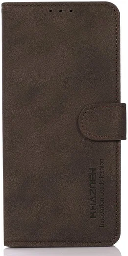 KHAZNEH Apple iPhone 13 Pro Max Hoesje Retro Wallet Book Case Bruin afbeelding 3