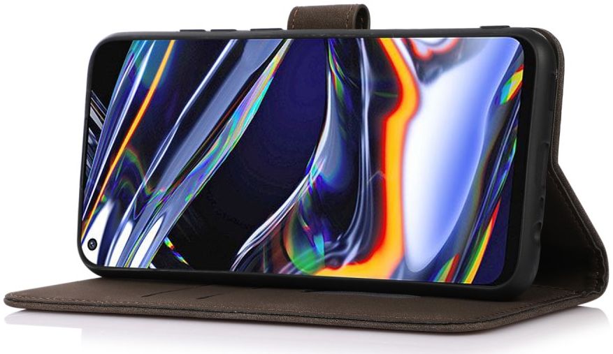 KHAZNEH Apple iPhone 13 Pro Max Hoesje Retro Wallet Book Case Bruin afbeelding 5