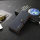 Apple iPhone 13 Pro Max Hoesje RFID Portemonnee Echt Leer Blauw afbeelding 5