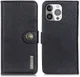 KHAZNEH Apple iPhone 13 Pro Hoesje Portemonnee Book Case Zwart afbeelding 4