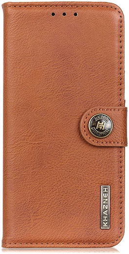 KHAZNEH Apple iPhone 13 Pro Hoesje Portemonnee Book Case Bruin afbeelding 2