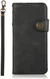 Apple iPhone 13 Mini Hoesje Retro Wallet Book Case met Koord Zwart afbeelding 4