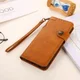Apple iPhone 13 Mini Hoesje Retro Wallet Book Case met Koord Bruin afbeelding 6