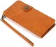 Apple iPhone 13 Mini Hoesje Retro Wallet Book Case met Koord Bruin afbeelding 7