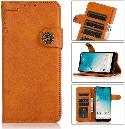 Apple iPhone 13 Mini Hoesje Retro Wallet Book Case met Koord Bruin afbeelding 9