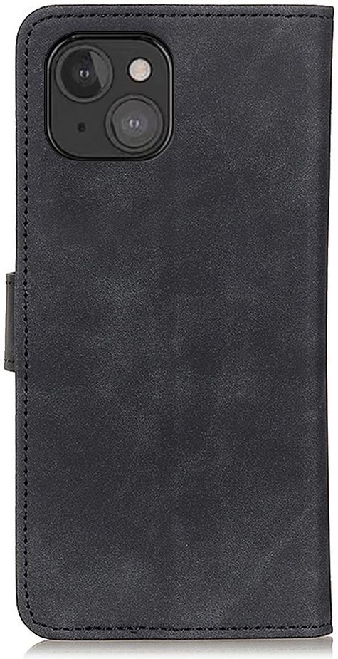 KHAZNEH Apple iPhone 13 Mini Hoesje Retro Portemonnee Zwart afbeelding 6