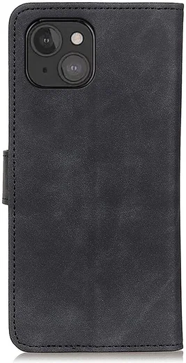 KHAZNEH Apple iPhone 13 Mini Hoesje Retro Portemonnee Zwart afbeelding 6