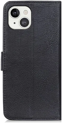 KHAZNEH Apple iPhone 13 Hoesje Portemonnee Book Case Zwart afbeelding 7