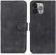 Apple iPhone 13 Pro Max Hoesje Retro Wallet Book Case Zwart afbeelding 4