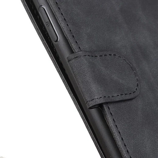Apple iPhone 13 Pro Max Hoesje Retro Wallet Book Case Zwart afbeelding 11