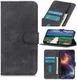 Apple iPhone 13 Pro Max Hoesje Retro Wallet Book Case Zwart afbeelding 7