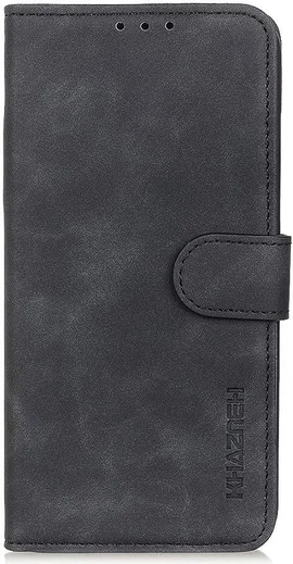Apple iPhone 13 Pro Max Hoesje Retro Wallet Book Case Zwart afbeelding 2