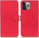 Apple iPhone 13 Pro Max Hoesje Retro Wallet Book Case Rood afbeelding 3