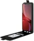 Apple iPhone 13 Pro Hoesje Verticale Flip Wallet Case Kunstleer Zwart afbeelding 1