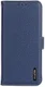 Apple iPhone 13 Pro Max Hoesje Portemonnee Book Case Echt Leer Blauw afbeelding 2