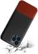 Apple iPhone 13 Pro Max Hoesje Kunstleer Back Cover Zwart Bruin afbeelding 2