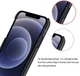 Apple iPhone 13 Mini Hoesje Kunstleer Back Cover Zwart Bruin afbeelding 3