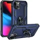 Apple iPhone 13 Hoesje Hybride Back Cover met Standaard Blauw afbeelding 1