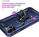Apple iPhone 13 Hoesje Hybride Back Cover met Standaard Blauw afbeelding 5
