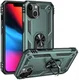 Apple iPhone 13 Hoesje Hybride Back Cover met Standaard Groen afbeelding 1