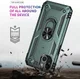 Apple iPhone 13 Hoesje Hybride Back Cover met Standaard Groen afbeelding 4
