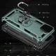 Apple iPhone 13 Hoesje Hybride Back Cover met Standaard Groen afbeelding 6