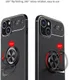 Apple iPhone 13 Mini Hoesje met Magnetische Ring Kickstand Zwart Blauw afbeelding 8
