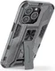 Apple iPhone 13 Pro Max Hoesje Back Cover Magnetische Kickstand Grijs afbeelding 3