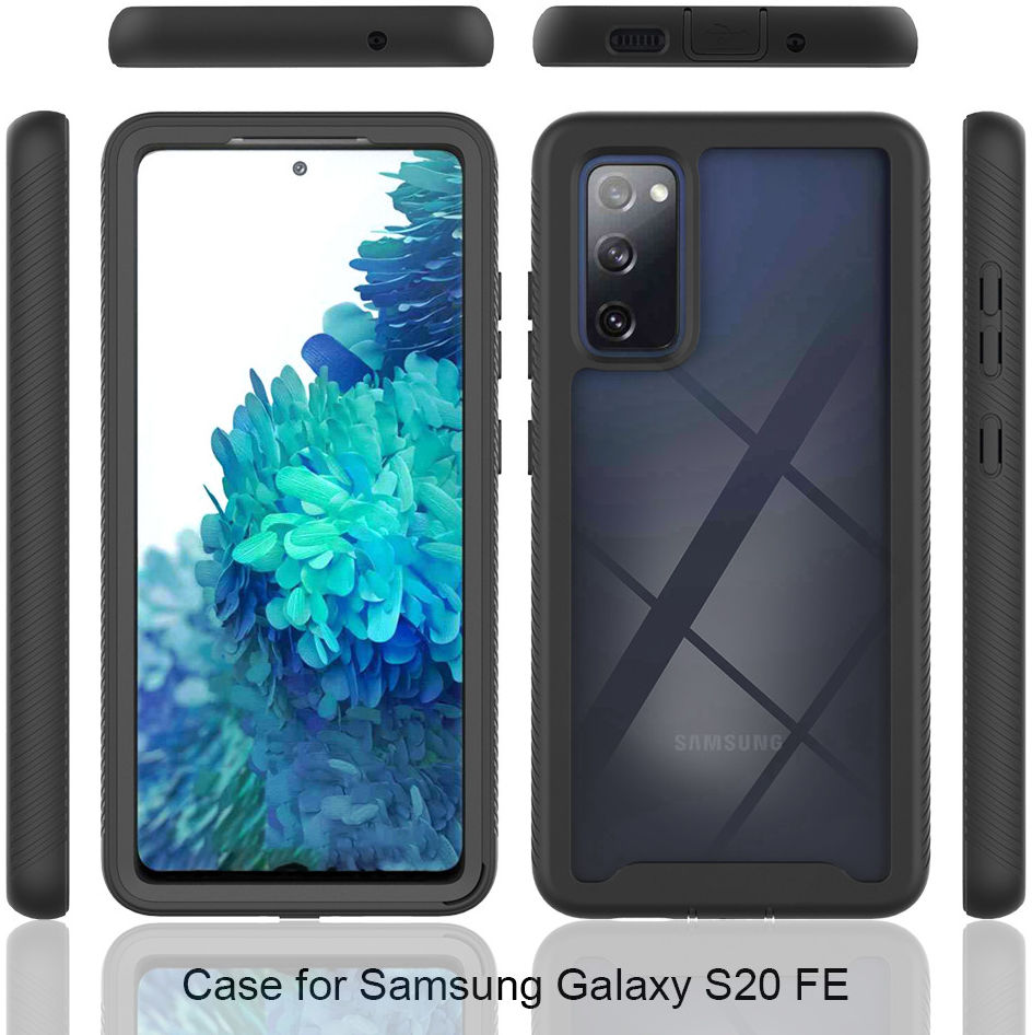 Samsung Galaxy S20 FE Hoesje Volledig Schokbestendig Back Cover Zwart afbeelding 7