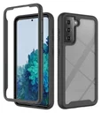 Samsung Galaxy S21 Hoesje Volledig Schokbestendig Hybride Cover Black