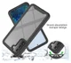 Samsung Galaxy S21 Hoesje Volledig Schokbestendig Hybride Cover Black afbeelding 2