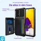 Samsung Galaxy A52 / A52S 3 in 1 Back Cover Portemonnee Hoesje Zwart afbeelding 5