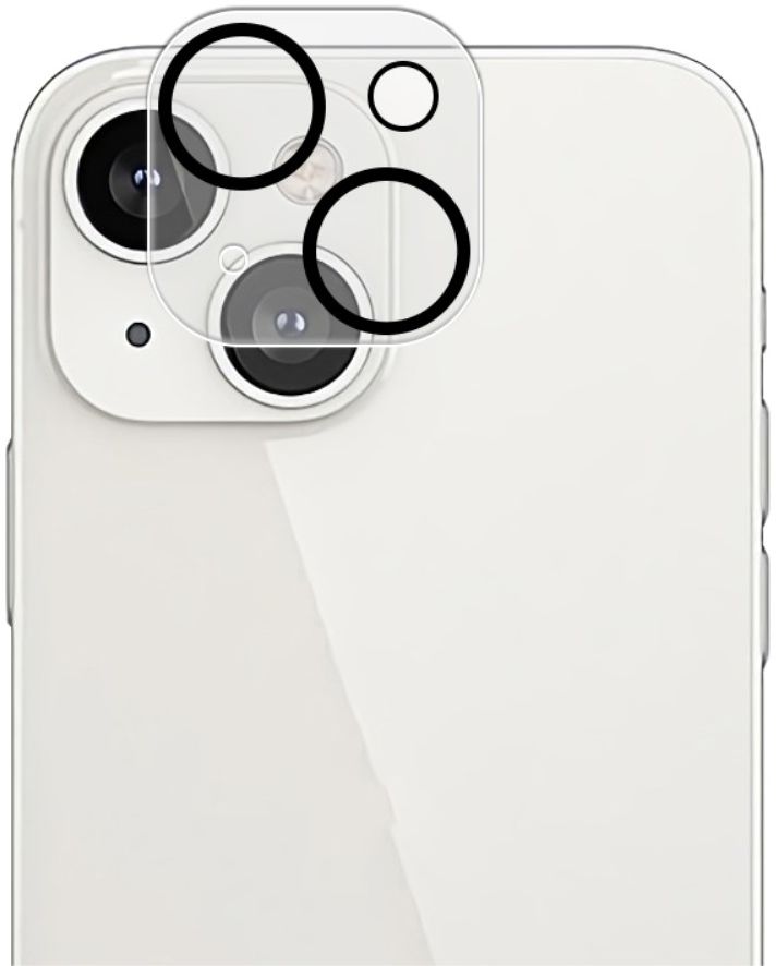 Apple iPhone 13 Mini Camera Lens Protector 9H Tempered Glass afbeelding 1